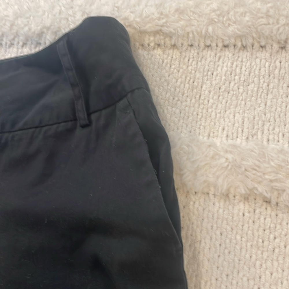 Mossimo Stretch Black Cropped Pants Boyfriend Cap… - image 4